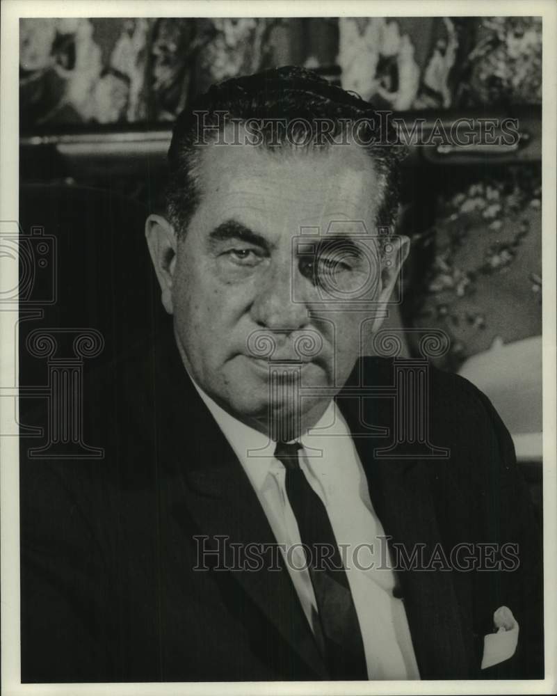1968 Press Photo TX Gas Transmission Corp. board of directors member W. H. Bauer
