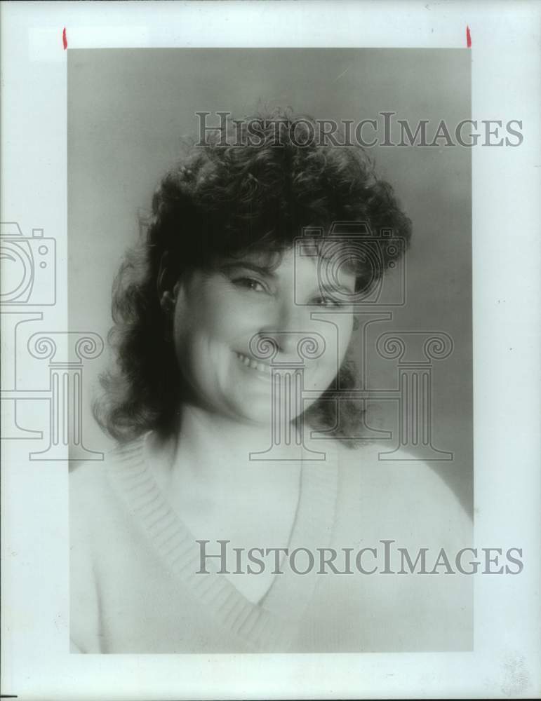 1989 Press Photo Comedian Marianne Pendino Performs One-Woman Show at Stages- Historic Images