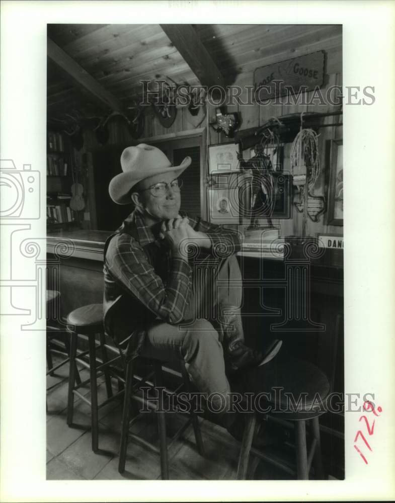 1992 Press Photo James &quot;Doc&quot; Blakely, Texas Humorist - hca68617- Historic Images