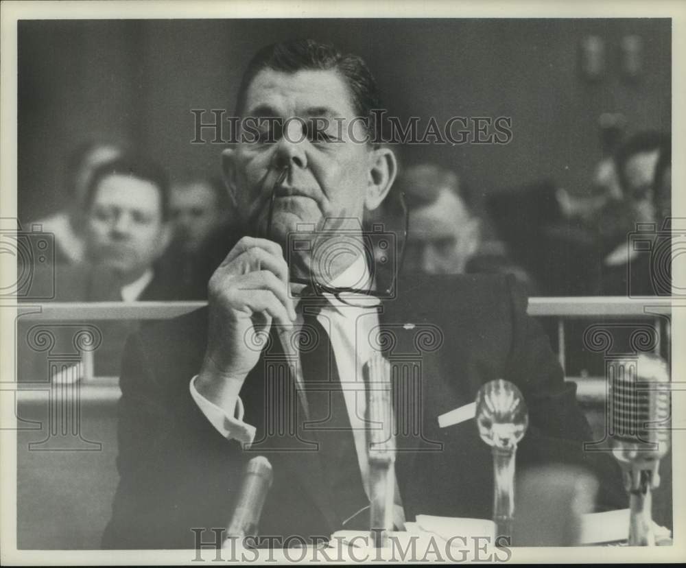 1962 Press Photo L. Perry Blanton in Courtroom - hca68749
