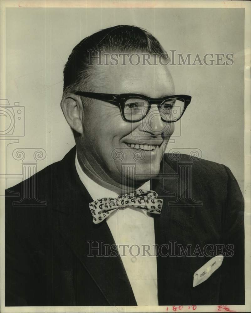 1964 Press Photo M.C. Bray elected to Houston Livestock Show &amp; Rodeo Committee- Historic Images