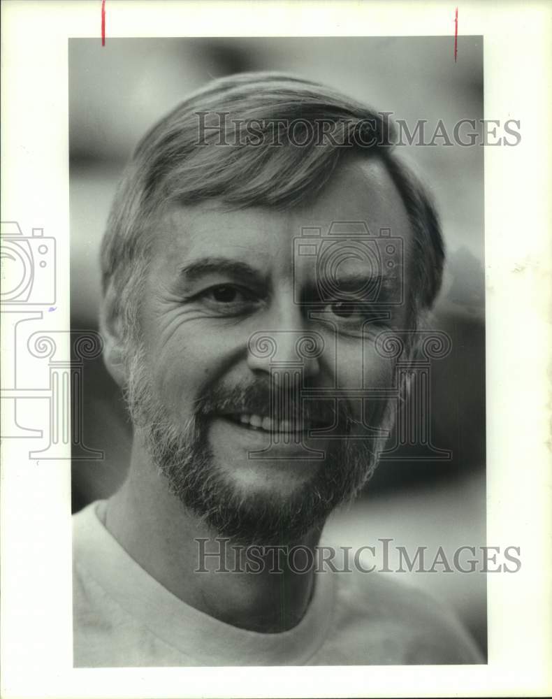 1990 Press Photo Martin Burniston, Houston marathon runner - hca75099- Historic Images