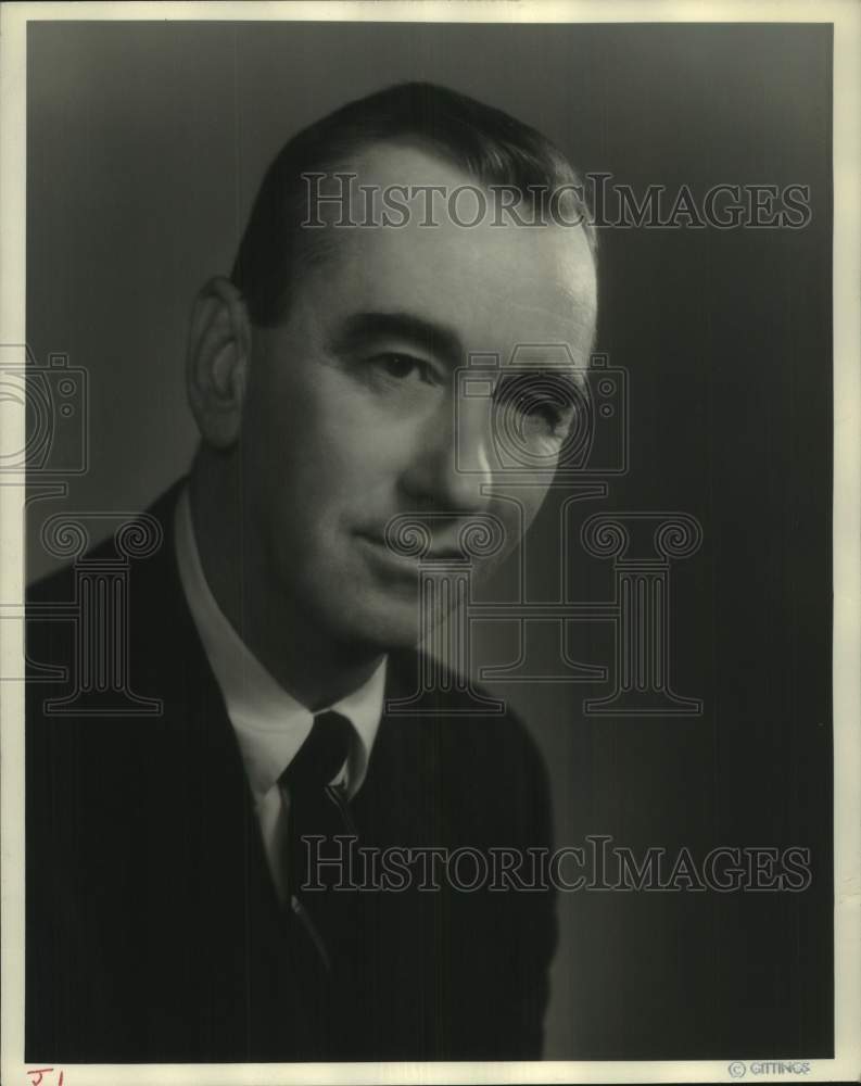 1958 Press Photo Radford B. Byerly, Mecon Oil Company - hca75159
