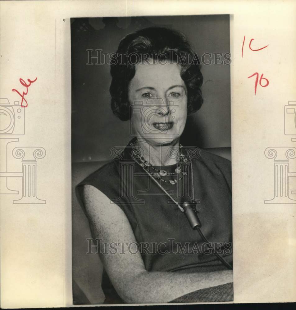 1967 Press Photo Barbara Castle, England's secretary of state for employment