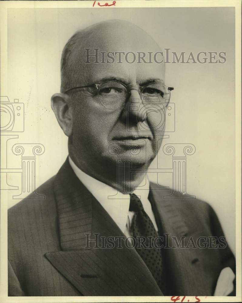1953 Press Photo Houston SPCA President Walter O. Caldwell, Jr. - hca78133