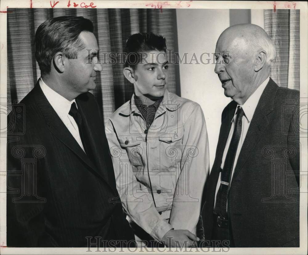 1960 Press Photo President of American Brahman Breeder Association Ben Carpenter