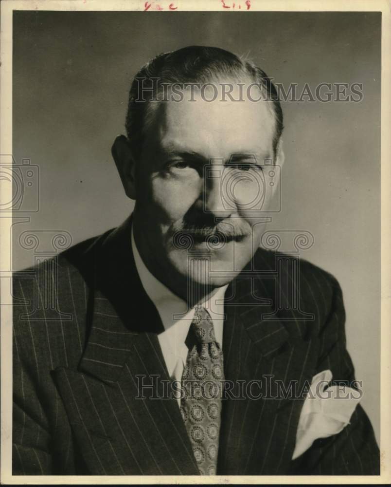 1950 Press Photo John D. Carpenter of Giezendanner Advertising Agency