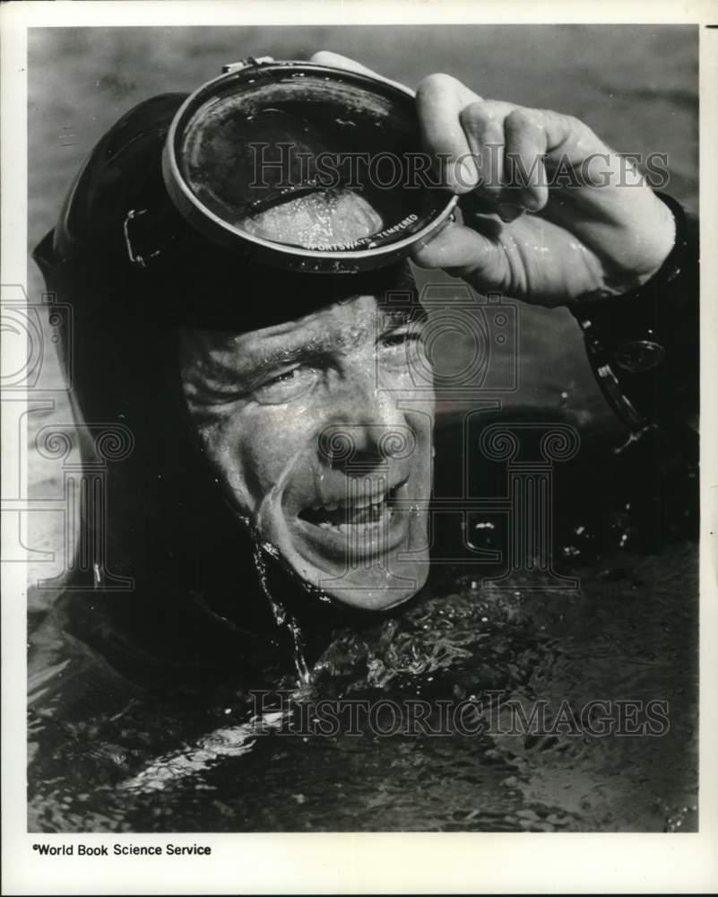 1970 Press Photo M. Scott Carpenter, first to be both astronaut and cosmonaut