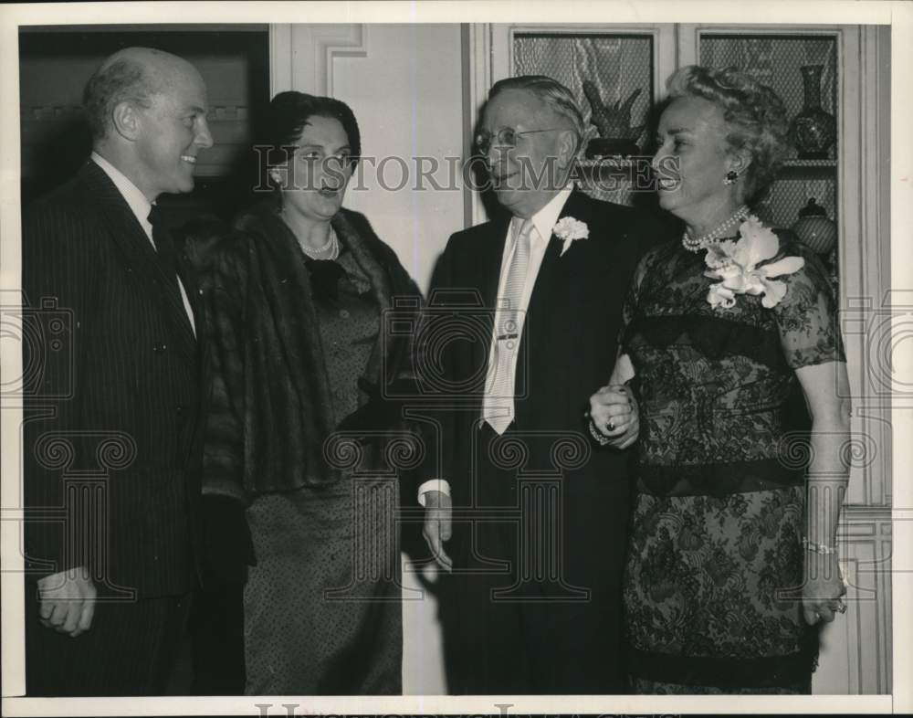 1959 Press Photo British Ambassador & Lady Garcia, Rep. & Mrs. Thompson of TX