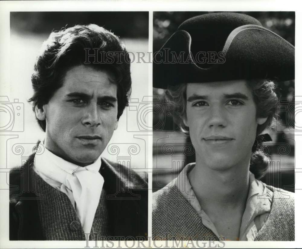 1984 Press Photo Actor Barry Bostwick-another actor from one of his productions- Historic Images