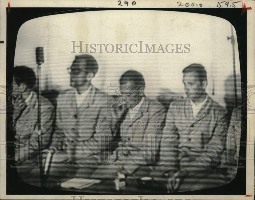 1969 Press Photo Scene From "Pueblo: A Question of Intelligence" on NBC News