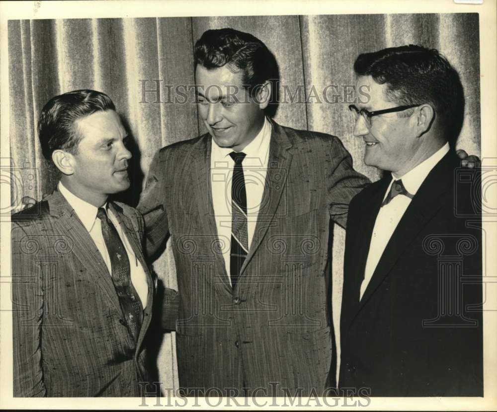 1959 Press Photo Winston Carter, Richard G. Coss, Chas Whitfield - hca79092
