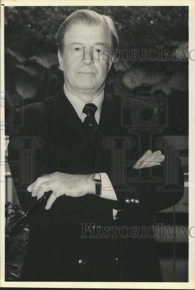 1988 Press Photo James Clavell, author - hca79354- Historic Images