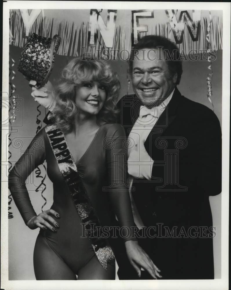 1985 Press Photo Singer and musician Roy Clark greets the New Year - hca79584- Historic Images