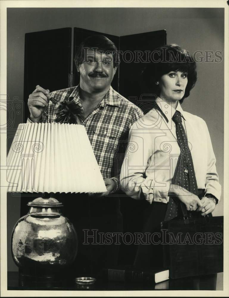 1982 Press Photo Actress Susan Clark and husband, actor Alex Karras - hca79607- Historic Images