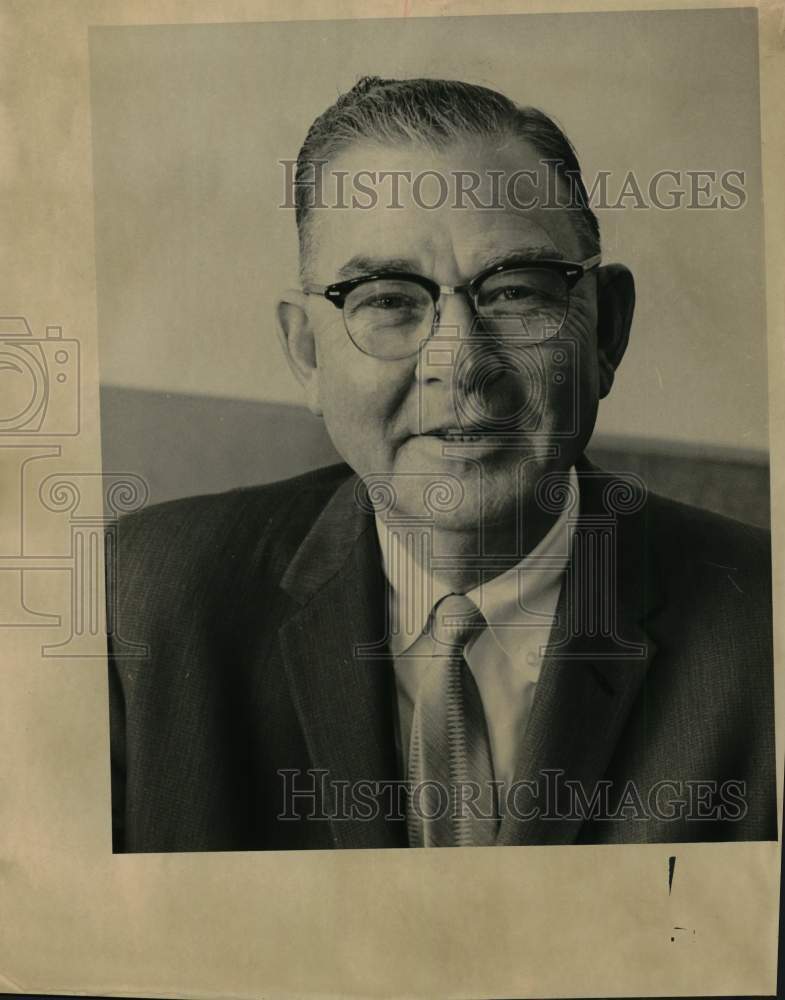 1960 Press Photo Albert E. Cleere, Vice President of First City National Bank