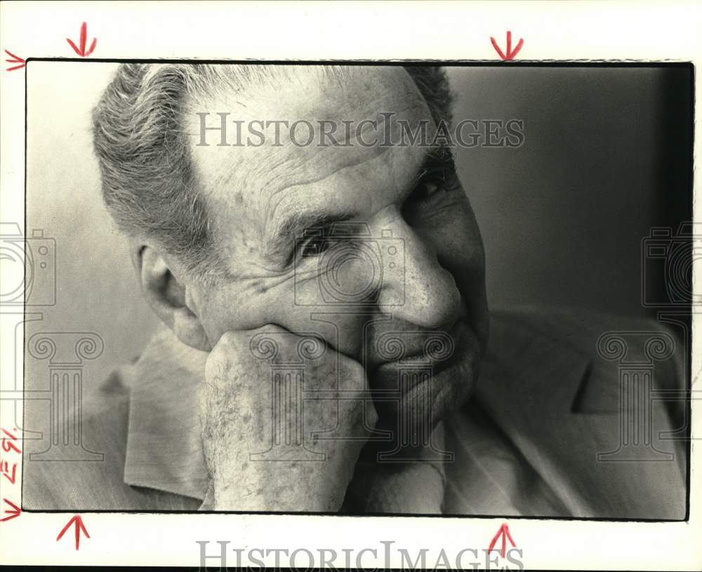 1985 Press Photo Playwright Edward Chodorov in Houston, Texas - hca79903- Historic Images