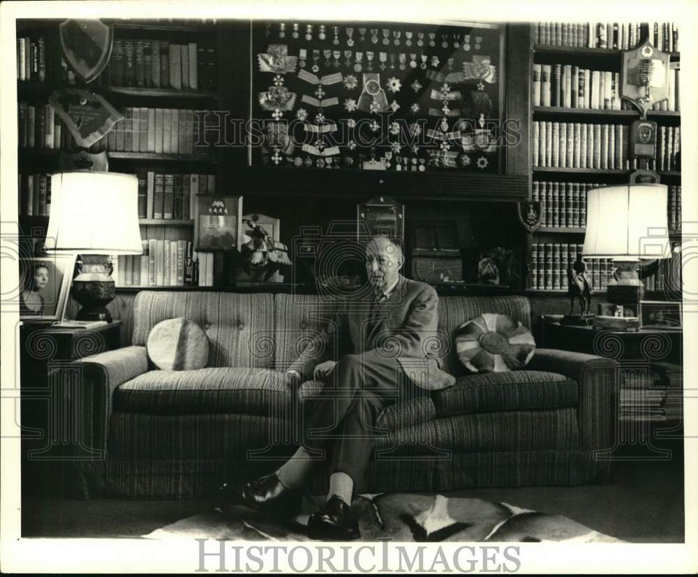 1970 Press Photo U.S. Army Gen. Mark Clark - hca80004