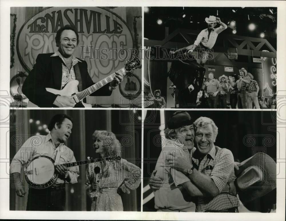 1980 Press Photo Roy Clark Performs on &quot;The Nashville Palace&quot; - hca80019- Historic Images