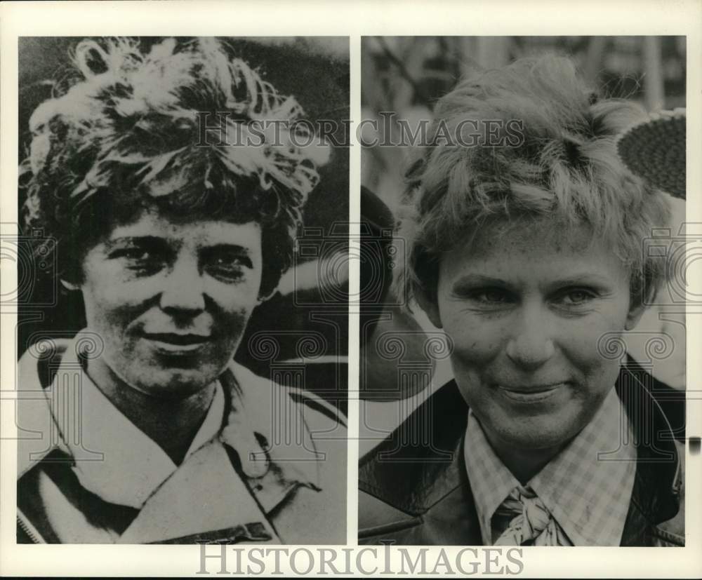 1978 Press Photo Susan Clark as Aviator Amelia Earhart for Television Movie- Historic Images