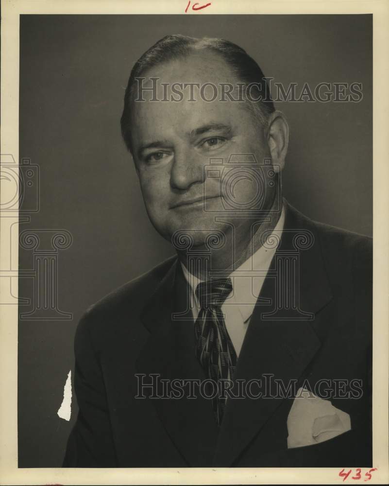 1955 Press Photo Farnsworth & Chambers County President Dunbar N. Chambers