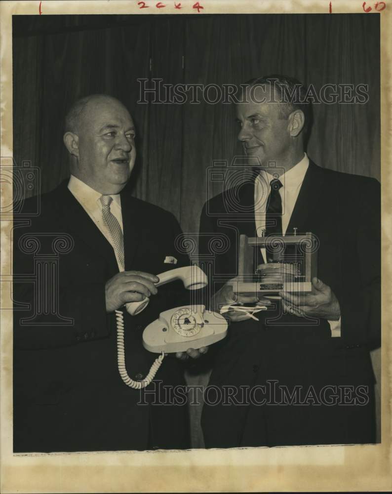 1960 Press Photo President of Southwestern Bell & Telephone Company Edwin Clark