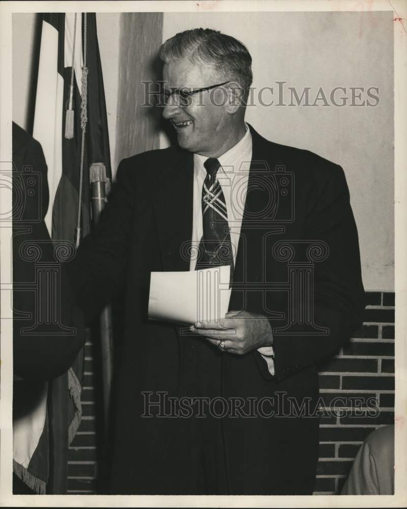 1954 Press Photo Dan Clinton Harris County Agricultural Agent - hca81143