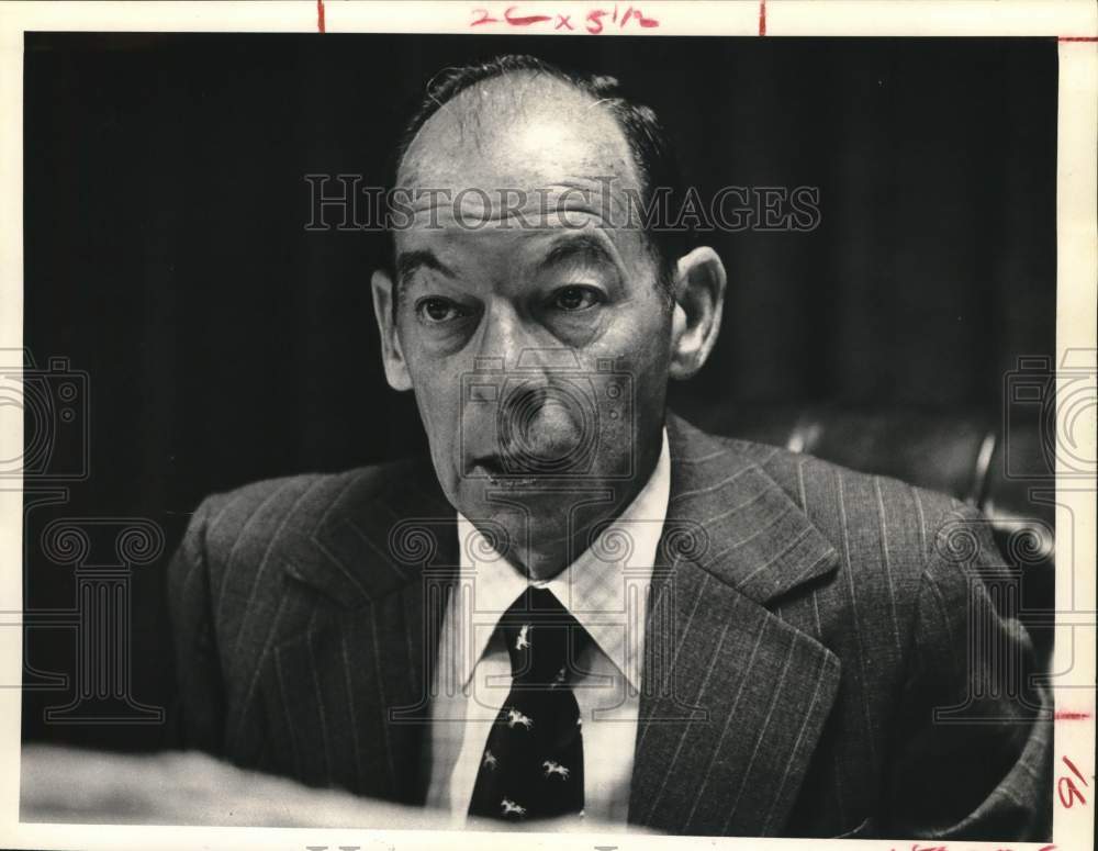 1973 Press Photo Warner Brock Joins Port Commission, Houston, Texas - hca81463