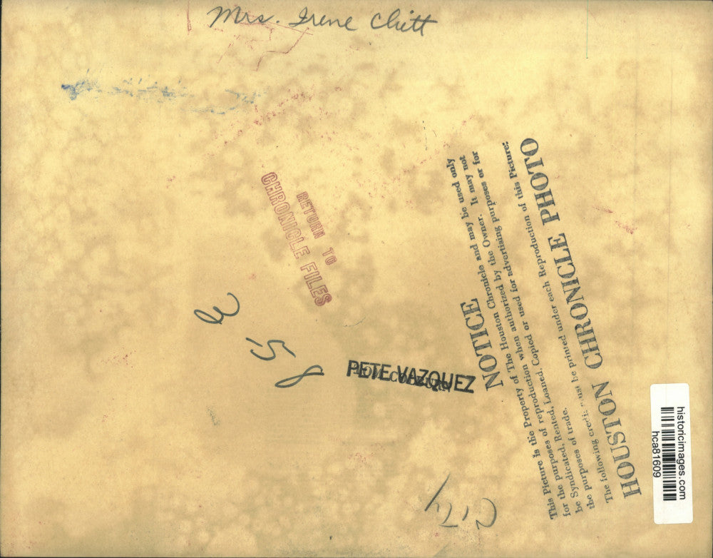 1958 Press Photo Mrs Irene Cliett with another woman - hca81609