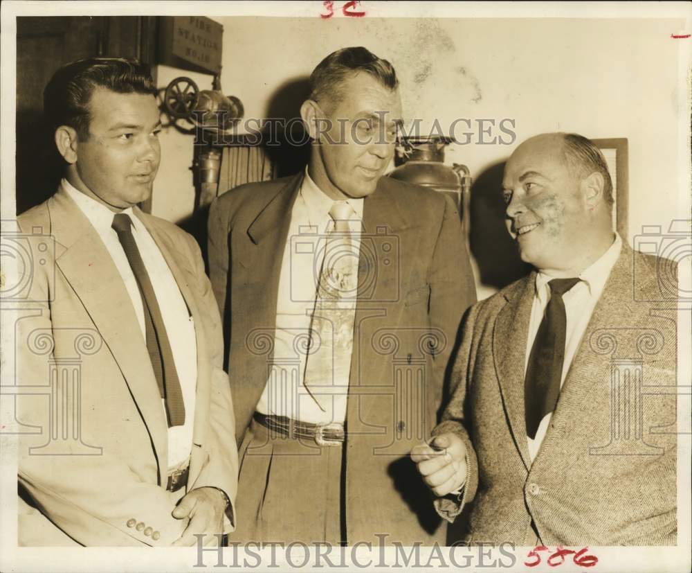 1954 Press Photo Narcotics trial witnesses include J.T. Conley of Vice Squad