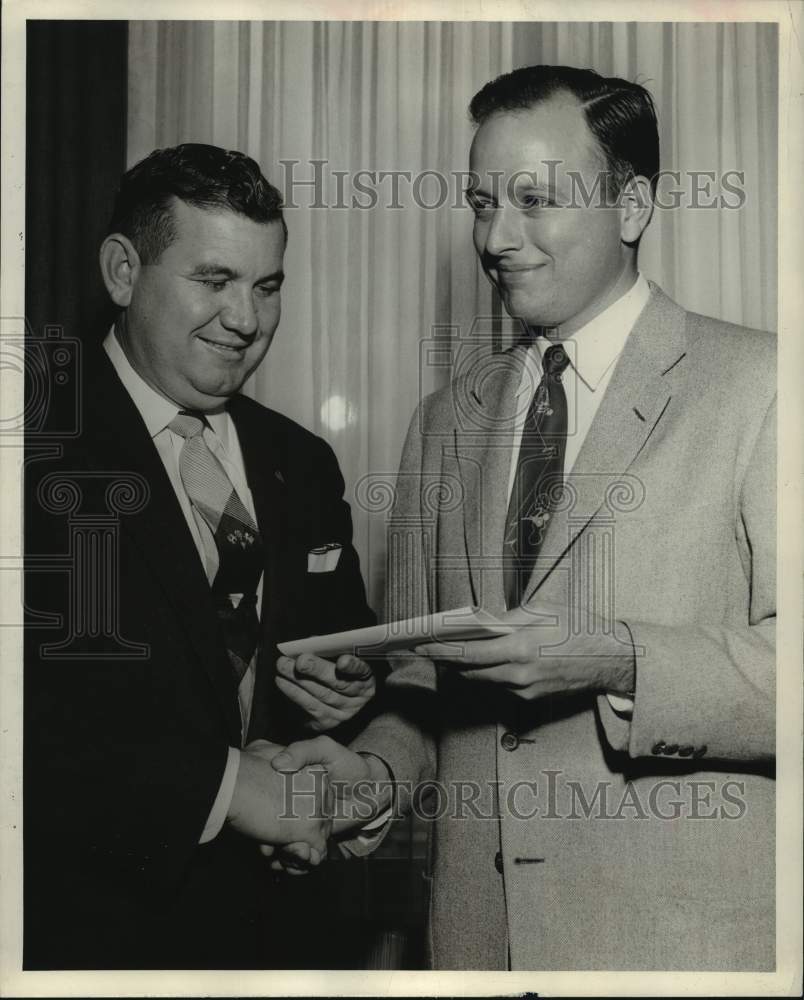 1955 Press Photo Denton A. Cooley named "Man of the Year" - hca82117