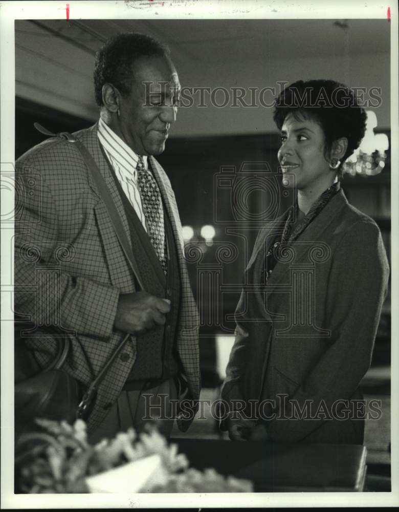 1994 Press Photo Bill Cosby &amp; Phylicia Rashad, stars from &quot;The Cosby Show&quot;.- Historic Images