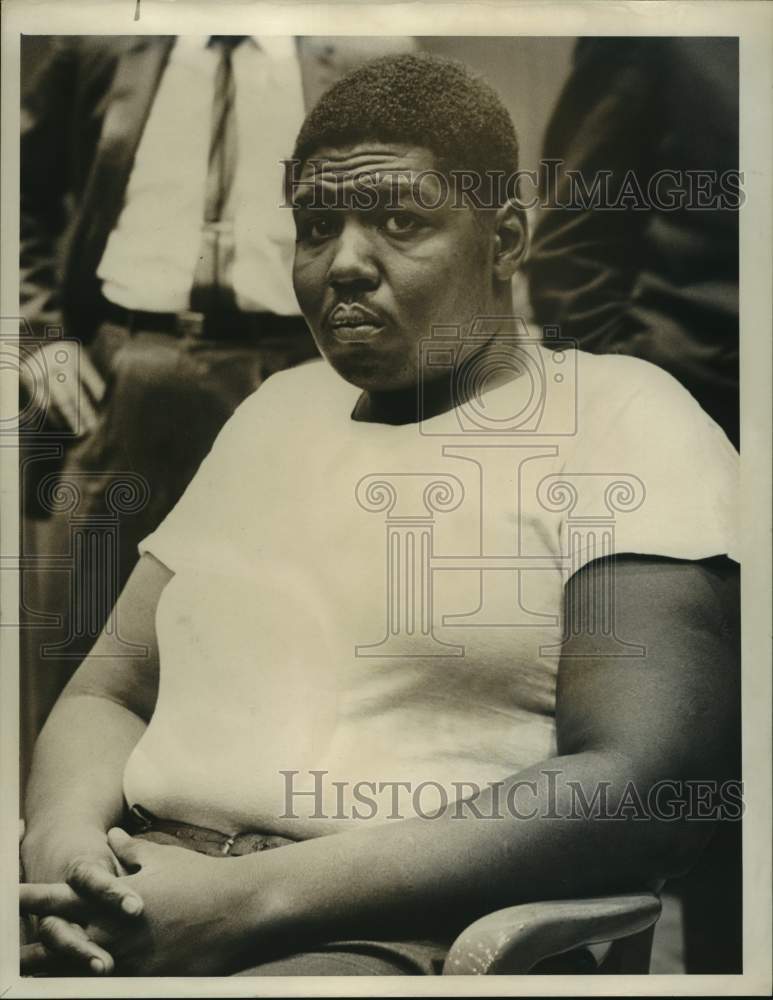 1960 Press Photo Clarence Collins of Houston accused of murder - hca82581