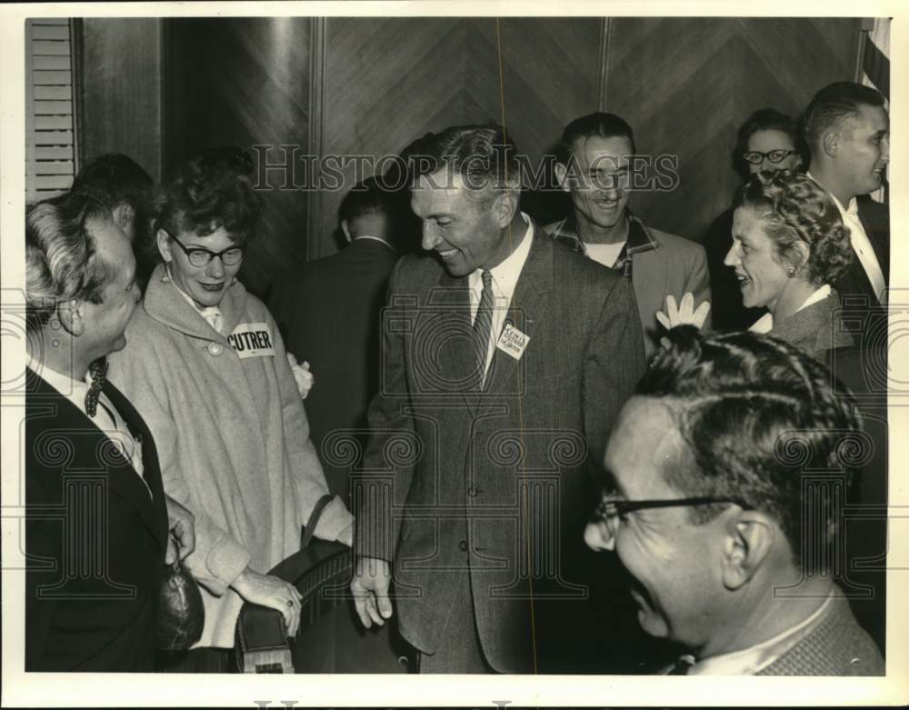 1957 Press Photo Houston City Attorney Lewis Cutrer at event - hca83571