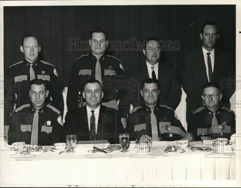 1960 Press Photo Members of the Houston Sheriff's Department - hca83758