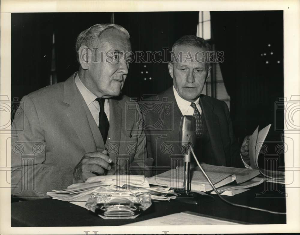 1960 Press Photo Attorney Thomas C. Corcoran before House Legislative Committee