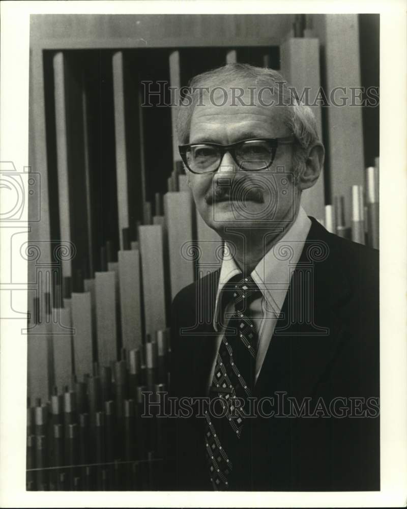 1982 Press Photo Organist David Craighead - hca84120- Historic Images