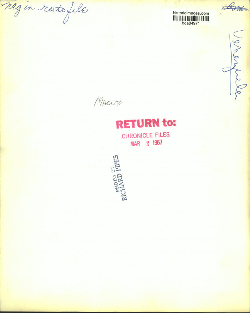 1967 Press Photo Macuto, Venezuela-Church tower. - hca84971