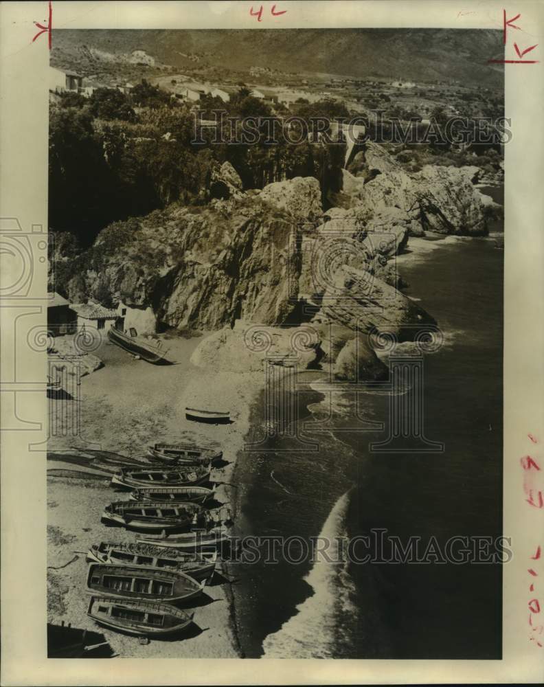 1969 Press Photo Costa del Sol, Magnificent Coastline in Spain - hca85005