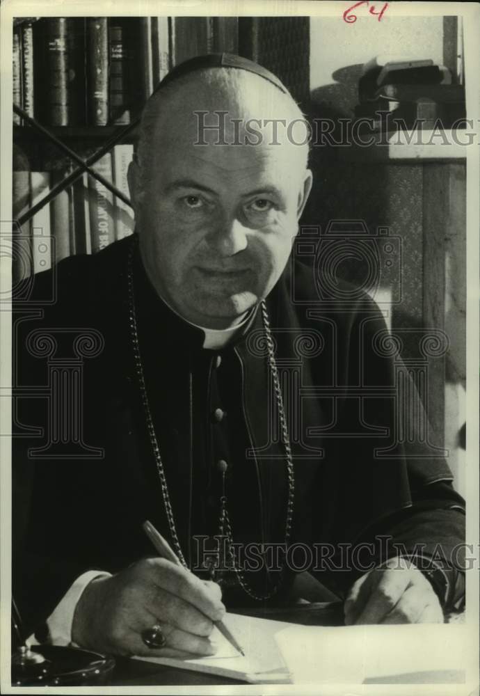 1977 Press Photo William John Conway, Roman Catholic cardinal, Armagh, Ireland