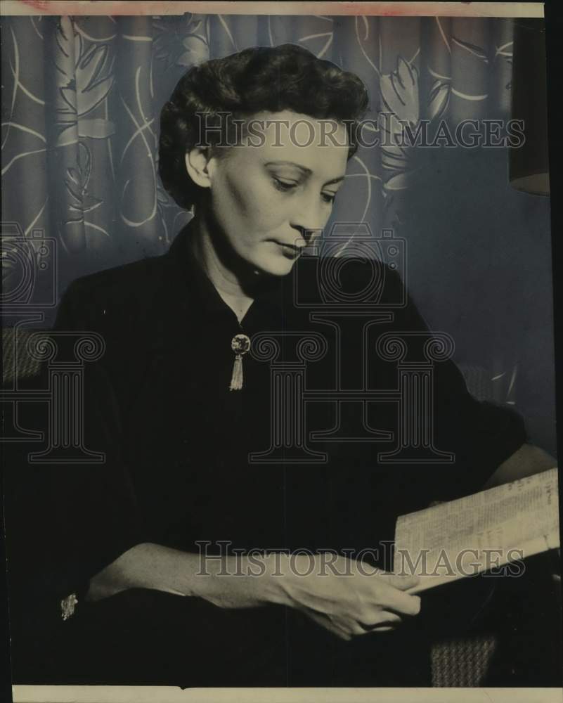 1950 Press Photo Mrs. Barbara Cullinan Waller - hca85450
