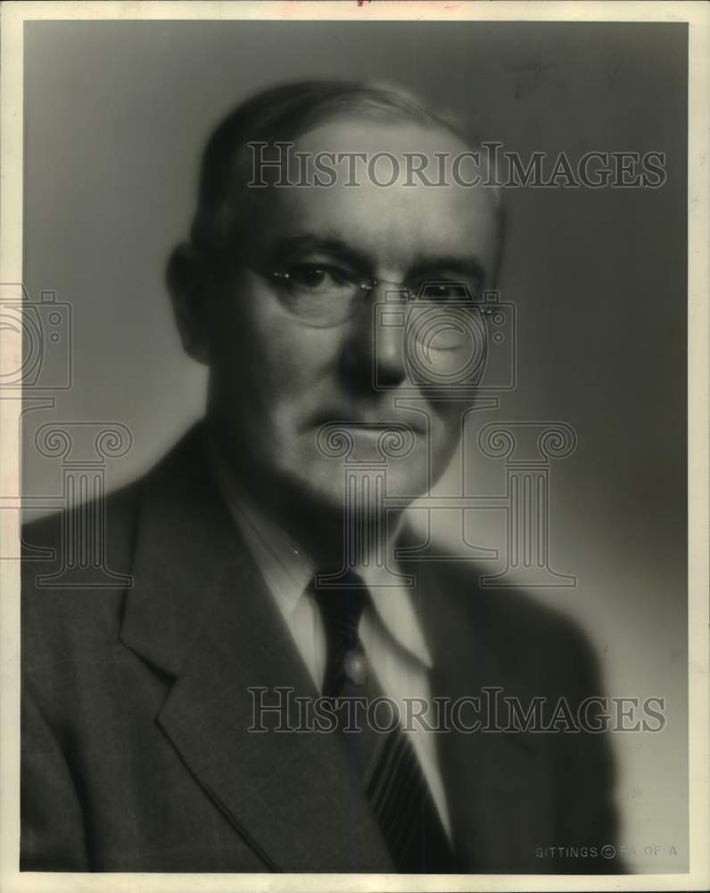 1955 Press Photo Robert J. Cummins, Houston Consulting Engineer - hca85510