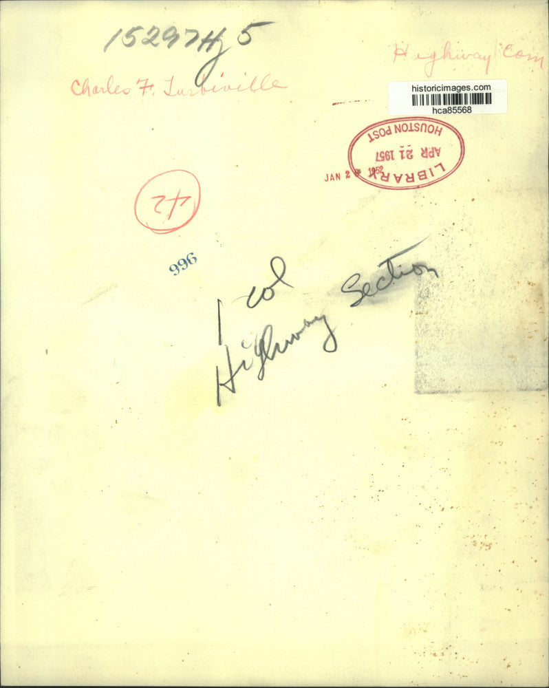 1957 Press Photo Charles F. Turbiville - hca85568