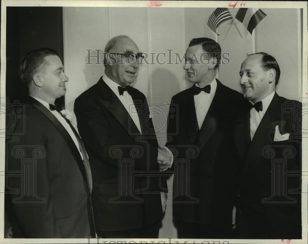 1956 Press Photo Maurice Couve de Murville, Ambassador of France, Houston, Texas