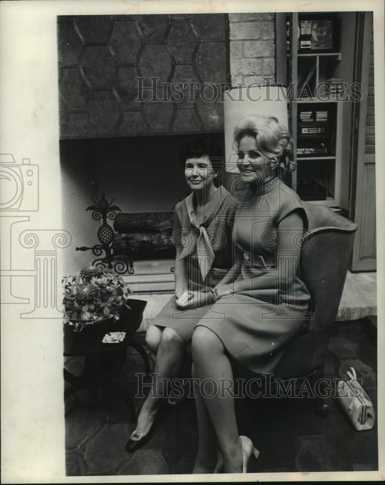 1968 Press Photo Madison Rayburn and Irene Day at Blue Bird Brunch - hca88716