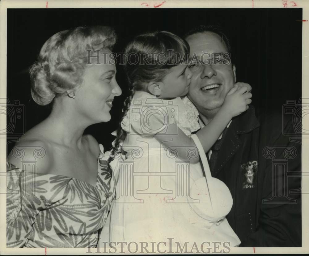 1954 Press Photo Josephine Abercrombie, Poster Girl Dea Lemke, Bob Crosby- Historic Images