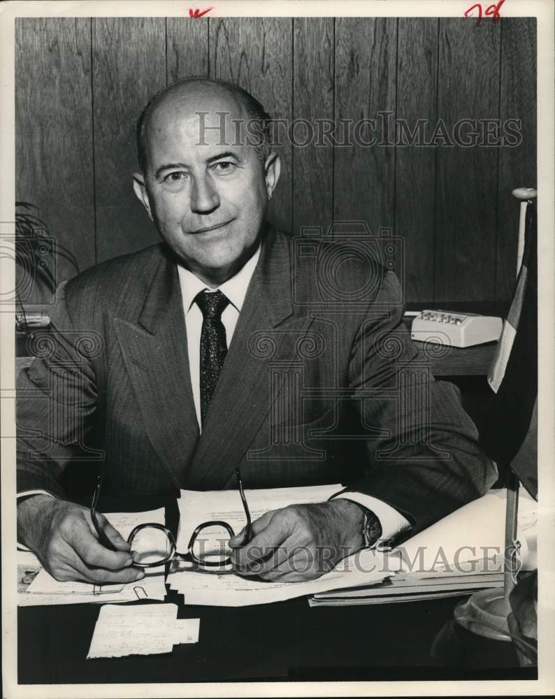 1961 Press Photo Dr. Ludwig Fabel named West German consul to Houston, Texas