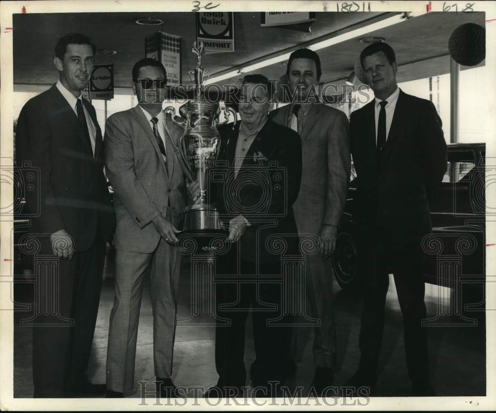 1969 Press Photo John Kalb, George DeMontrond, Red Adair Slick Johnson, Jim Lott- Historic Images