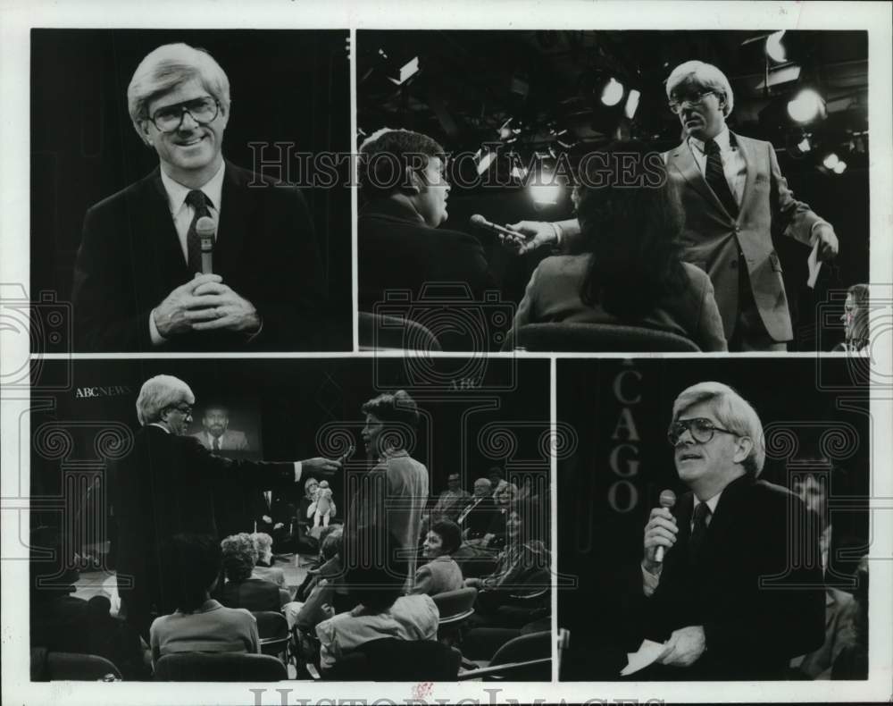 1983 Press Photo Phil Donahue Show scenes - television host - hca97582- Historic Images