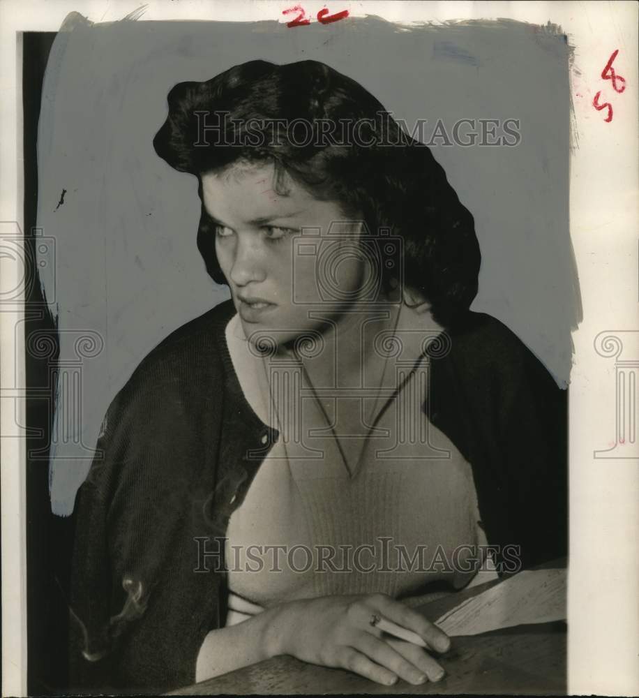 1956 Press Photo Barbara Burns, daughter of the late comedian Bob Burns